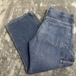 LEVI’S Mens Jeans Size 38 X 30 LOOSE STRAIGHT CARPENTER 90’s Y2K Utility